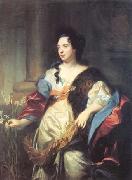 Portrait of Marie Cadenne Hyacinthe Rigaud